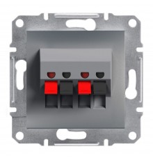 Schneider ASFORA АУДІОРОЗЕТКА сталь EPH5700162