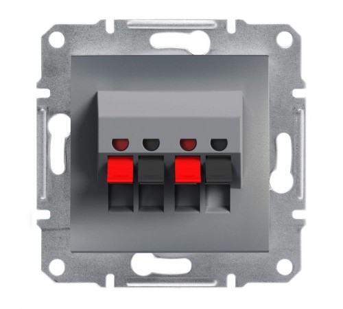 Schneider ASFORA АУДІОРОЗЕТКА сталь EPH5700162 Schneider ASFORA АУДІОРОЗЕТКА сталь EPH5700162