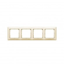 Рамка Legrand Valena Classic слонова кістка 4 пости 774354
