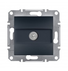 Розетка телевізійна Schneider Electric Asfora антрацит ТV кінцева внутрішня EPH3200171