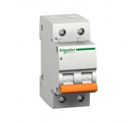 Автоматичний вимикач Schneider Electric 2p ВА63 40А С 4,5кА C1 11217