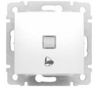 Legrand Valena Classic Вимикач без фіксації з підсвіткою та символом дзвінка 10А 12В Білий 774415