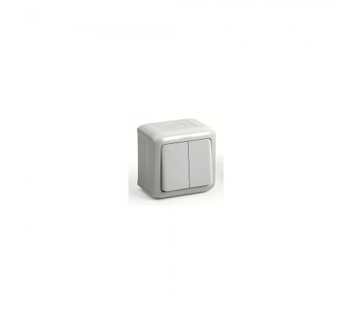 Legrand Quteo-IP20 Перемикач 2-клавішний IP44 10A 782331