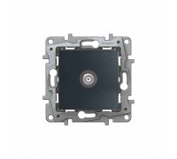 Legrand ETIKA Розетка TV кінцева 5дБ Антрацит 672665