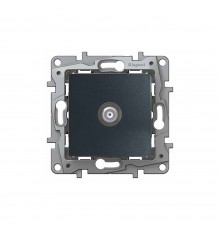Legrand ETIKA Розетка TV кінцева 5дБ Антрацит 672665