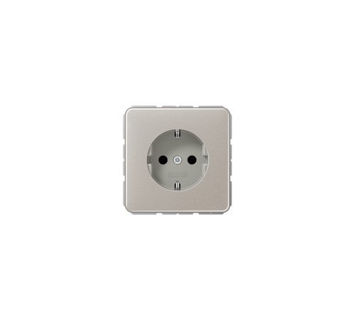 JUNG CD Розетка SCHUKO платина CD1520PT