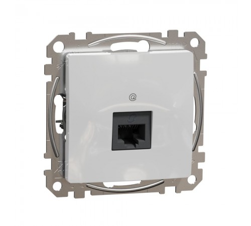 Schneider Sedna Design Розетка 1-а комп. внутр. RJ45 кат. 5е UTP "Sedna Design" Алюміній SDD113451 Schneider Sedna Design Розетка 1-а комп. внутр. RJ45 кат. 5е UTP "Sedna Design" Алюміній SDD113451
