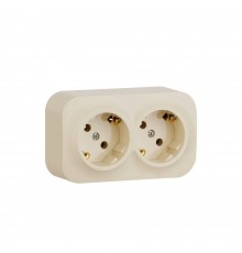 Legrand Forix Розетка 2X2К+З без шторок, Слонова кістка 782443