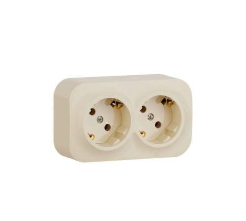 Legrand Forix Розетка 2X2К+З без шторок, Слонова кістка 782443