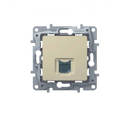 Legrand ETIKA Розетка RJ11 Слонова кістка 672340