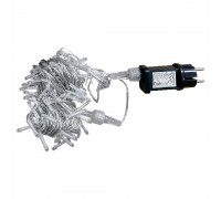 Гірлянда V-SSL лінійна 10м 100LED 7500K IP65 прозорий кабель з блоком живлення 21-54-28 Velmax