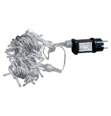 Гірлянда V-SSL лінійна 10м 100LED 7500K IP65 прозорий кабель з блоком живлення 21-54-28 Velmax