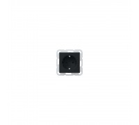 GIRA Розет с зазем конт System 55 черный матовый 0188005 GIRA