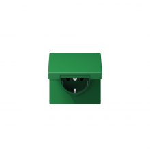 JUNG LSx-механізм SCHUKO®-розетка 16 A / 250 B ~ зелений LS1520BFKLGN