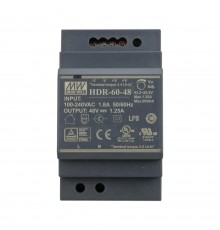 Блок живлення MEAN WELL 48В 60 Вт на DIN-рейку HDR-60-48
