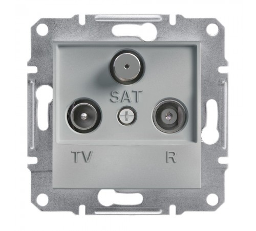 Schneider ASFORA РОЗЕТКА TV-R-SAT ПРОХ 8дБ алюміній EPH3500361