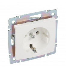 Legrand Valena Classic Розетка 2К+З з безгвинтовими клемами Білий 774383