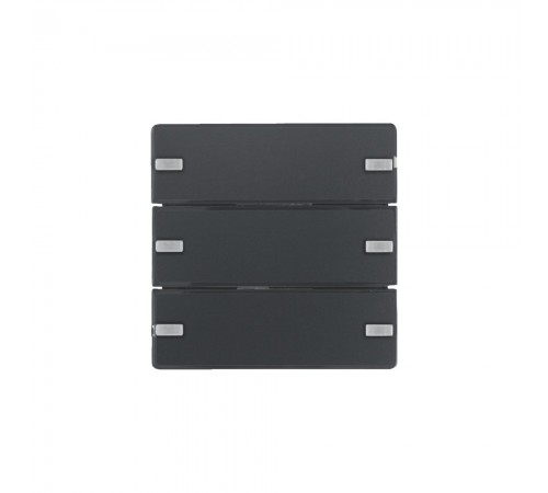 BERKER Q.x механізм Сенсорний вимикач 3-клавішний KNX-TP+EASY антрацит 80143326