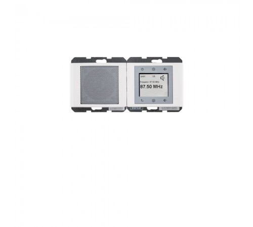 BERKER ARSYS механізм Radio Touch зі спікером пол.білий 28800069 BERKER ARSYS механізм Radio Touch зі спікером пол.білий 28800069