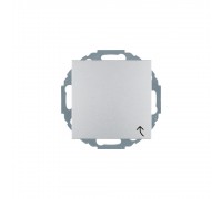 BERKER S.x/B.x механізм Розетка з з/к кришка зах.контактів 16А/250В алюміній 47441404