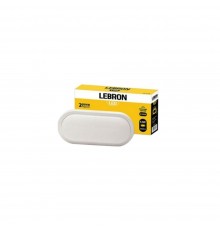 LED світильник овальний L-WLO 15W 4100K 1300Lm IP65 15-35-07 Lebron