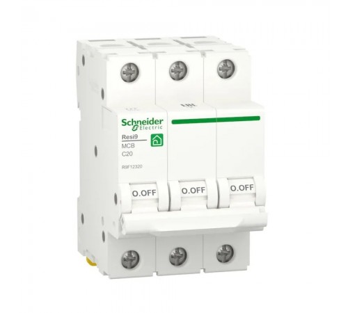 Автоматичний вимикач Schneider Electric Resi 9 3Р C 20A R9F12320