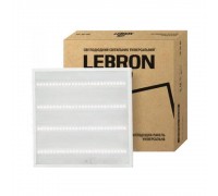 LED світильник квадратний Lebron універсальний L-LPU-Prismatic 36W 595*595мм 6200K 3000Lm 4шт 16-50-24