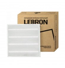 LED світильник квадратний Lebron універсальний L-LPU-Prismatic 36W 595*595мм 6200K 3000Lm 4шт 16-50-24