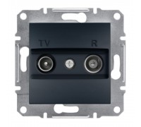 Schneider ASFORA РОЗЕТКА TV/R ПРОХ 8дБ антрацит EPH3300371