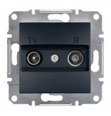 Schneider ASFORA РОЗЕТКА TV/R ПРОХ 8дБ антрацит EPH3300371