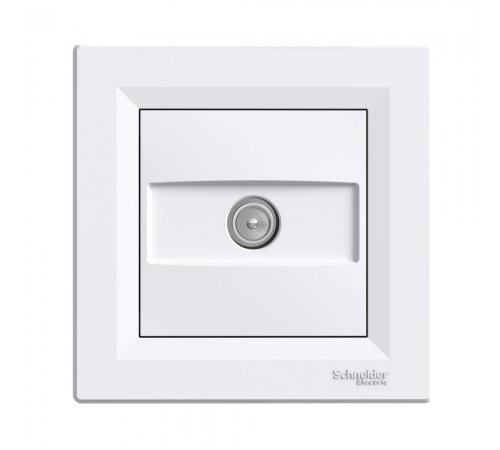 Розетка телевізійна Schneider Electric Asfora біла кінцева TV внутрішня EPH3200121 Розетка телевізійна Schneider Electric Asfora біла кінцева TV внутрішня EPH3200121
