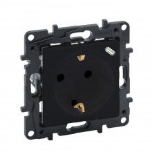 Legrand NILOE STEP Розетка комбінована 2К+З 16 A + USB Тип C 1 колір Чорний 864527