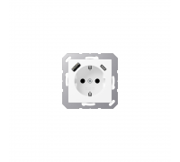 JUNG A Розетка SCHUKO з USB тип AC білосніжний матовий A1520-15CAWWM