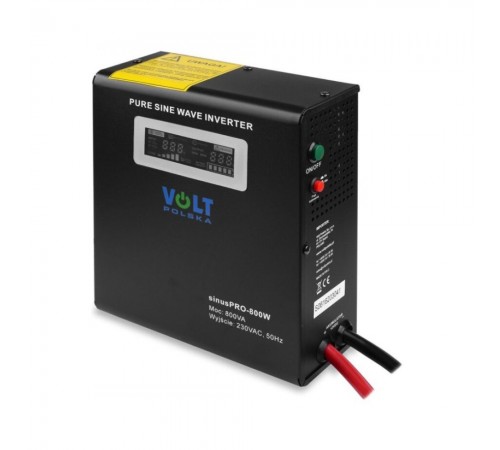 Перетворювач напруги VOLT SINUS PRO 800W джерело безперебійного живлення 12/230V 500/800W інвертор 3SP098012W Перетворювач напруги VOLT SINUS PRO 800W джерело безперебійного живлення 12/230V 500/800W інвертор 3SP098012W