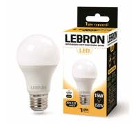 Лампочка LED Lebron L-A70 15W E27 4100K 1350Lm 11-11-67
