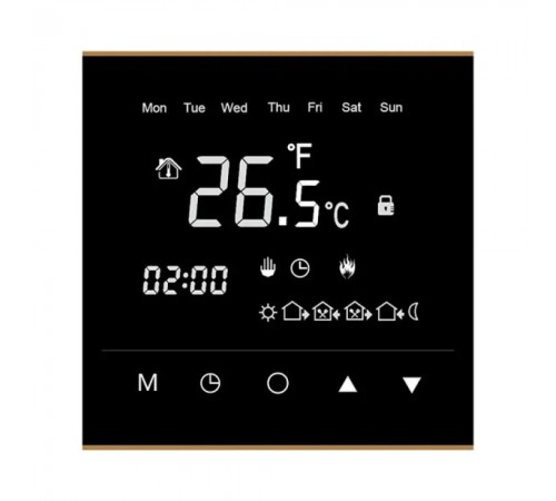 Терморегулятор для теплої підлоги Profi Therm програмований з сенсорним экраном і технологією WiFi 0000019878