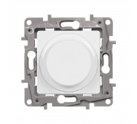 Legrand ETIKA Світлорегулятор поворотний 300Вт Білий 672219