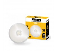 LED світильник з датчиком руху круглий L-WLR-S 15W 250mm 4100K 1300Lm кут140 15-36-49 Lebron