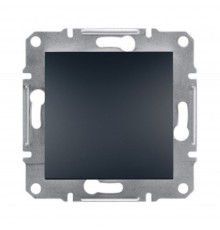 Вимикач Schneider Electric Asfora антрацит одноклавішний внутрішній EPH0100171