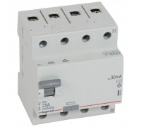 ПЗВ - Пристрій Захисного Відключення LEGRAND AC Диференційне Реле 30mA 25А 4п AC 402062