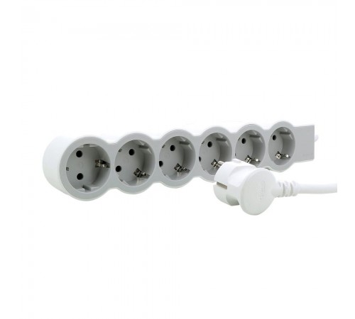 Колодка Legrand 6х2К+З розетки 16 А Білий/Сірий 694579 Колодка Legrand 6х2К+З розетки 16 А Білий/Сірий 694579