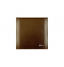 BERKER Integro Рамка 1Х з кришкою з написом IP44 коричневий 918282591