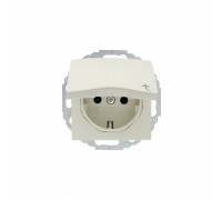 BERKER S.x/B.x механізм Розетка з з/к кришка зах.контактів 16А/250В білий 47448982