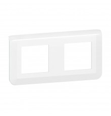Legrand MOSAIC NEW Рамка 2x2 модуля горизонтальна колір Білий 277804L
