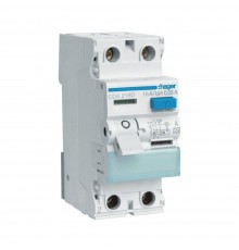 Пристрій захисного відключення Hager 2P 6kA 16A 30mA A CDA216D