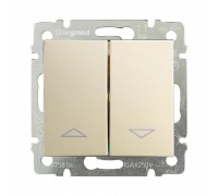 Legrand Valena Classic Кнопка 2 пости для упр. Рольставнями Слонова кістка 774314