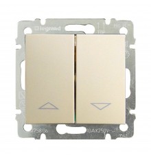 Legrand Valena Classic Кнопка 2 пости для упр. Рольставнями Слонова кістка 774314