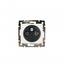 Legrand Valena Classic Розетка TV-R-SAT прохідна 14дБ Білий 774437