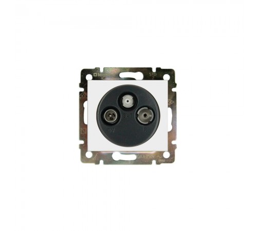 Legrand Valena Classic Розетка TV-R-SAT прохідна 14дБ Білий 774437 Legrand Valena Classic Розетка TV-R-SAT прохідна 14дБ Білий 774437