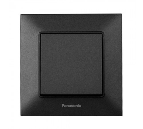 Вимикач Panasonic Arkedia Slim чорний одноклавішний WNTC00012BL-UA Вимикач Panasonic Arkedia Slim чорний одноклавішний WNTC00012BL-UA